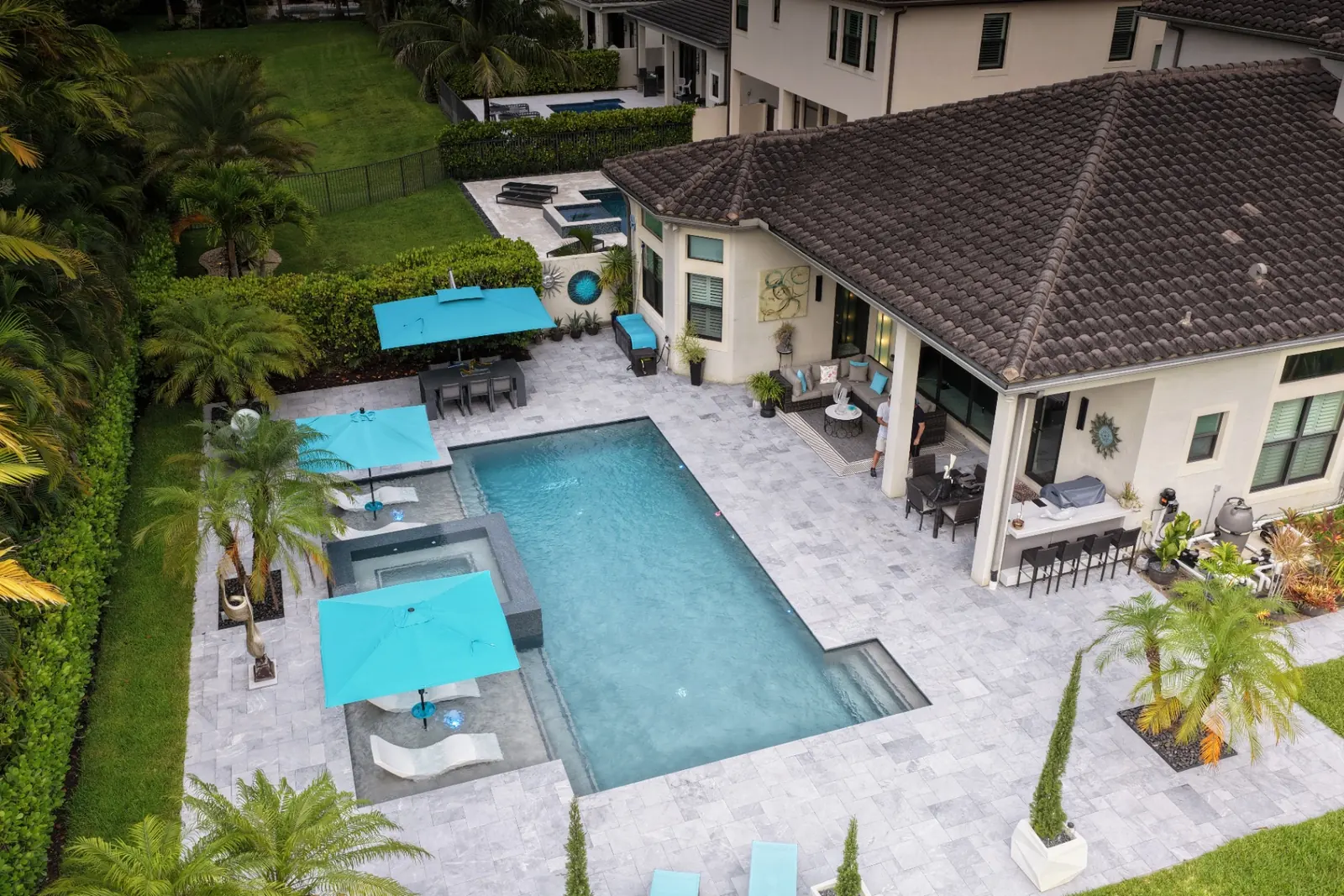 The Nunnari custom pool by Brisa Pools
