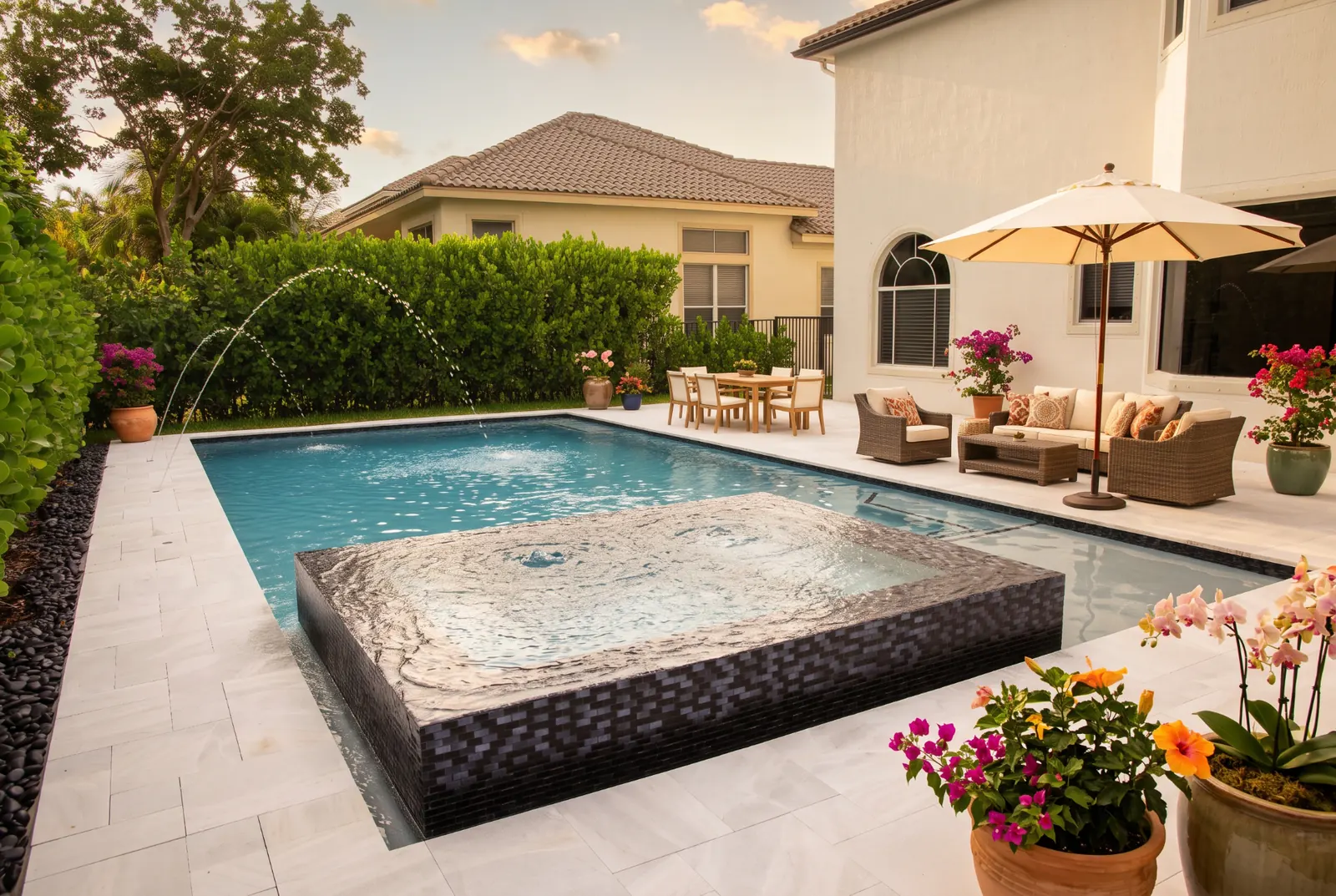 The Canivel custom pool by Brisa Pools